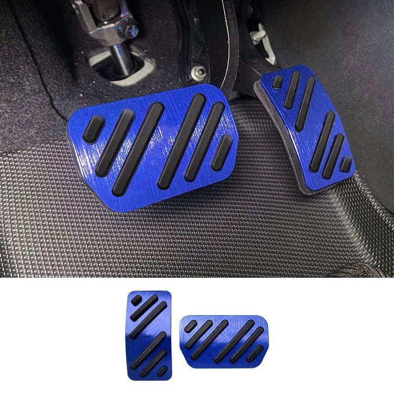 Aluminium Alloy Anti-Skid Brake & Accelerator Pedal Covers for BYD Dolphin