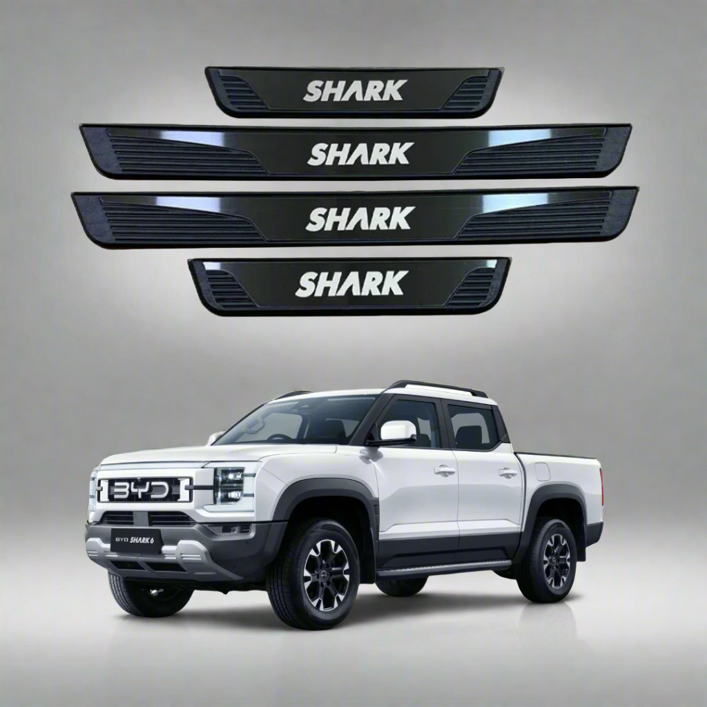 Stainless Steel Door Sill Scuff Plates for BYD Shark 6