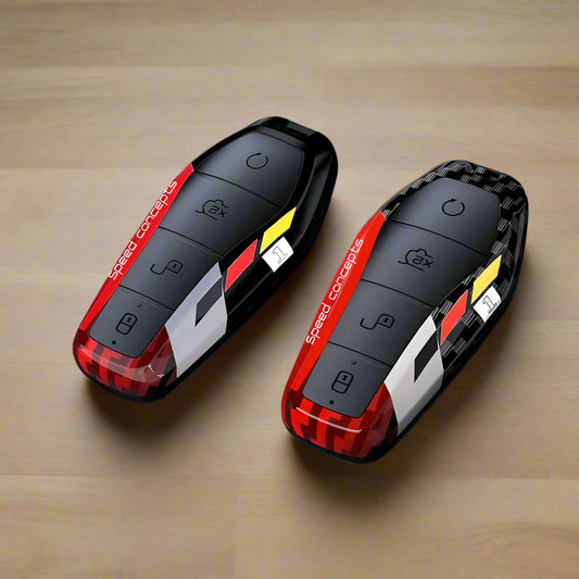 Luxury Carbon ABS Car Key Case for BYD