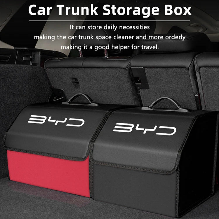 Foldable Leather Boot Storage Box for BYD – Travel Organiser Bag with or without Lid