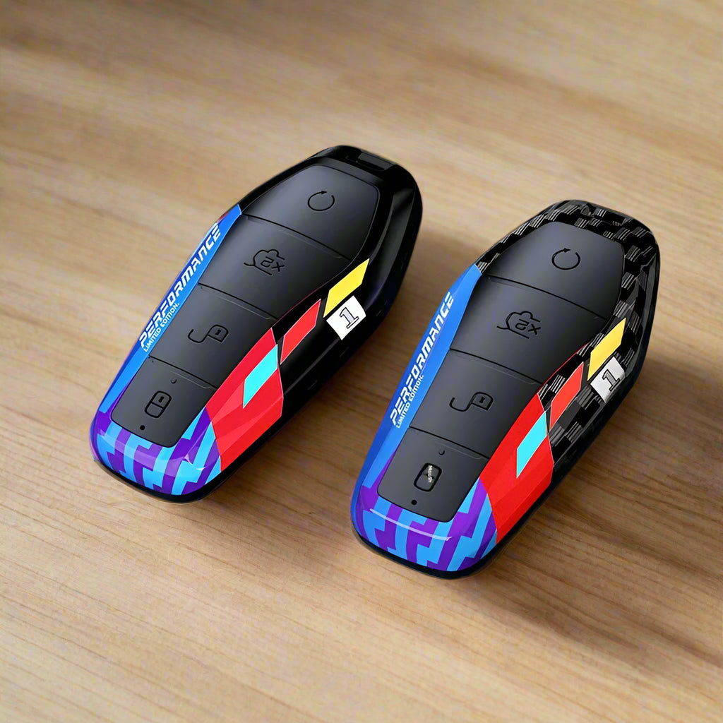 Luxury Carbon ABS Car Key Case for BYD