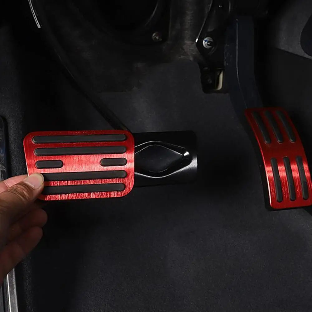 Aluminium Alloy Brake & Accelerator Pedal Covers for BYD Shark 6 – Anti-Slip Rubber Grip