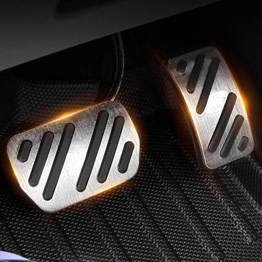 Aluminium Alloy Anti-Skid Brake & Accelerator Pedal Covers for BYD Dolphin