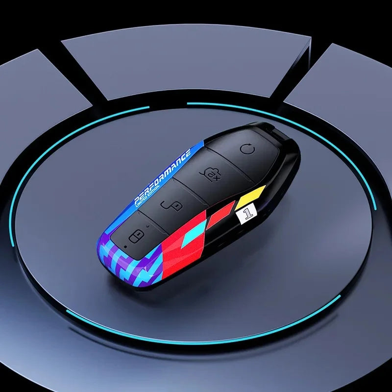 Luxury Carbon ABS Car Key Case for BYD