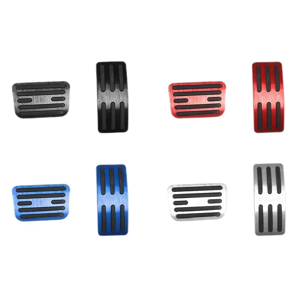 Aluminium Alloy Brake & Accelerator Pedal Covers for BYD Shark 6 – Anti-Slip Rubber Grip