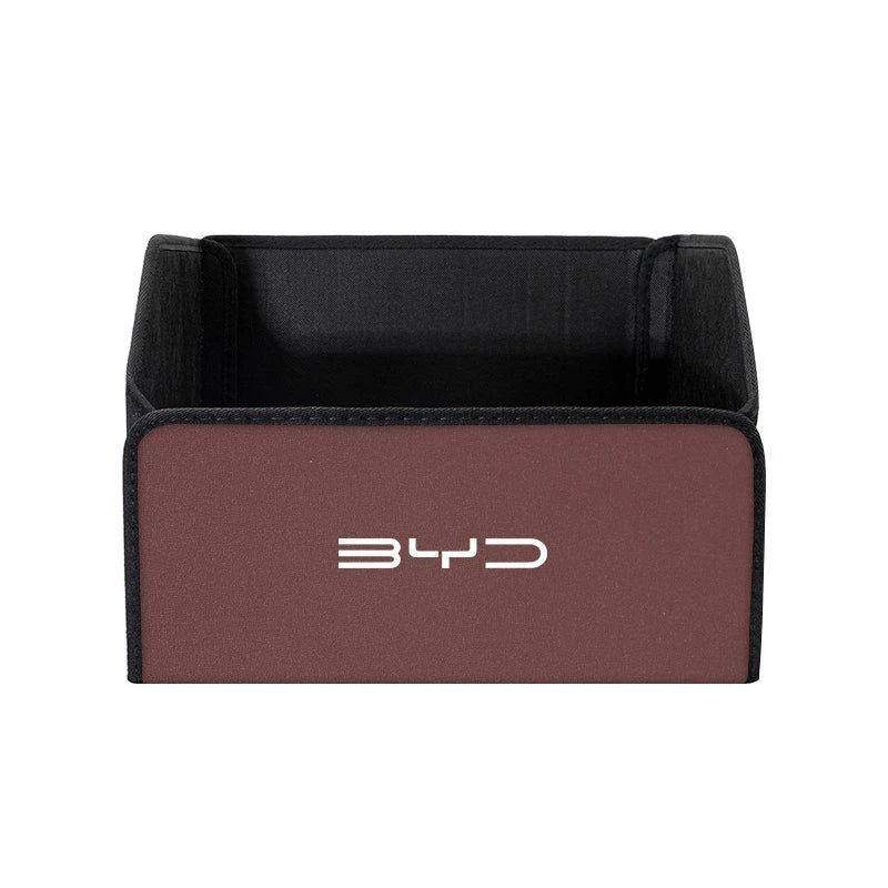 Foldable Leather Boot Storage Box for BYD – Travel Organiser Bag with or without Lid