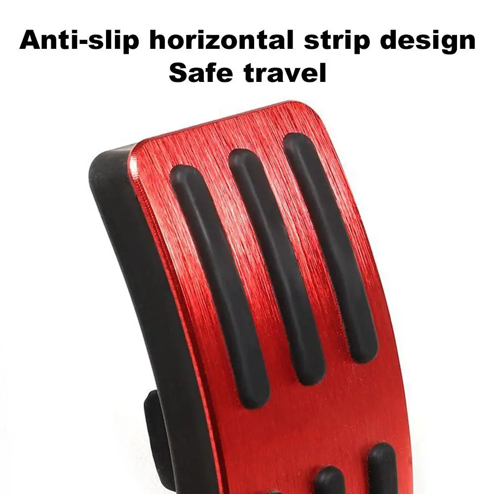 Aluminium Alloy Brake & Accelerator Pedal Covers for BYD Shark 6 – Anti-Slip Rubber Grip
