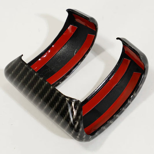 ABS Shift Knob Cover for BYD Shark - Carbon Fibre, Matte Black & Glossy Black Gear Lever Trim