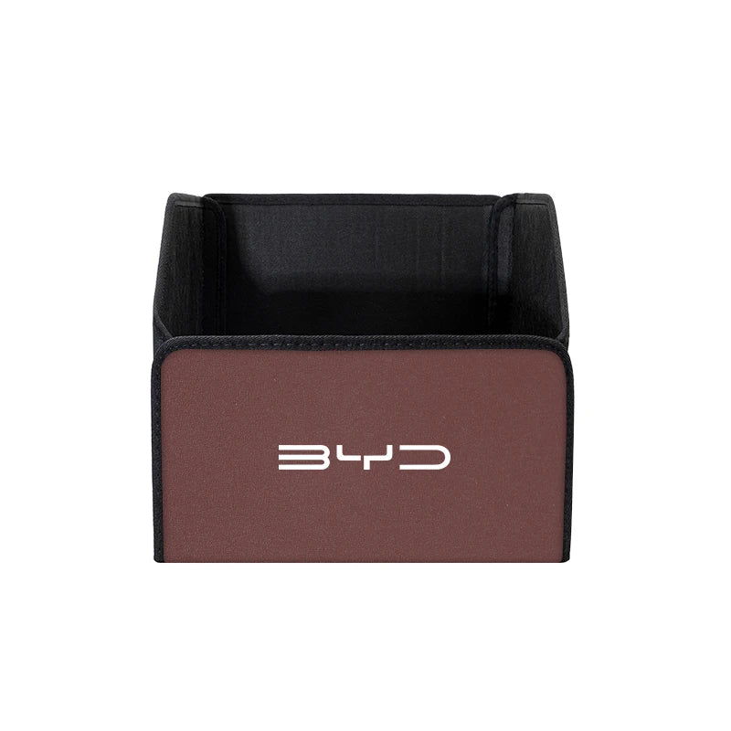 Foldable Leather Boot Storage Box for BYD – Travel Organiser Bag with or without Lid