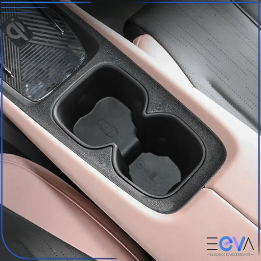 BYD Atto 1 cup holder insert top view fitted in centre console from EEVA Store Australia