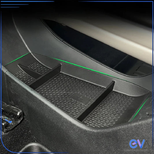BYD Atto 2 lower centre console tray with textured anti-slip surface and divider sections for daily items from EEVA Store Australia.