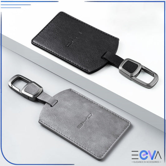BYD Luxury handmade leather NFC card case by EEVA Store