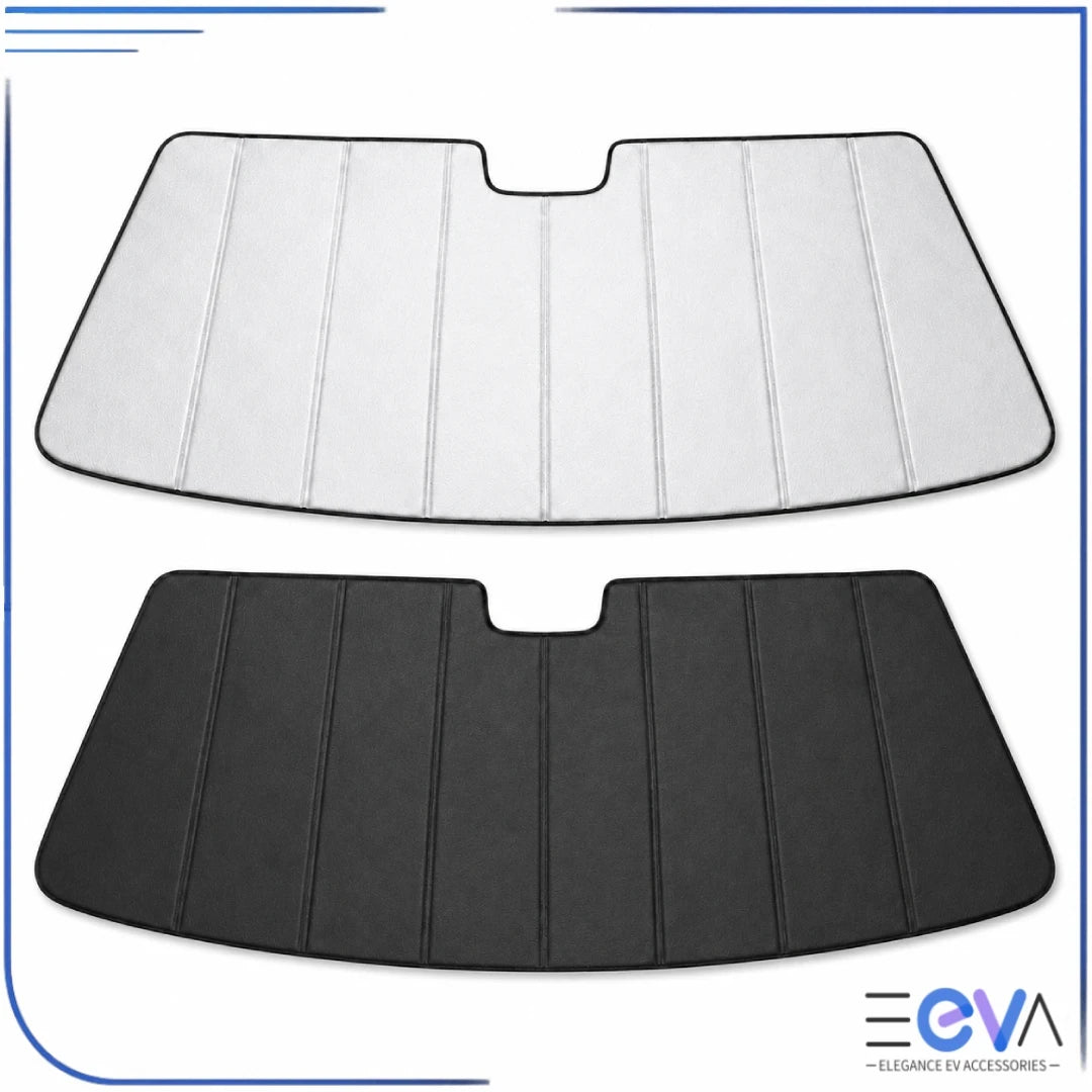 BYD Seal 6 windscreen sunshade dual-side silver and black design from EEVA Store Australia.