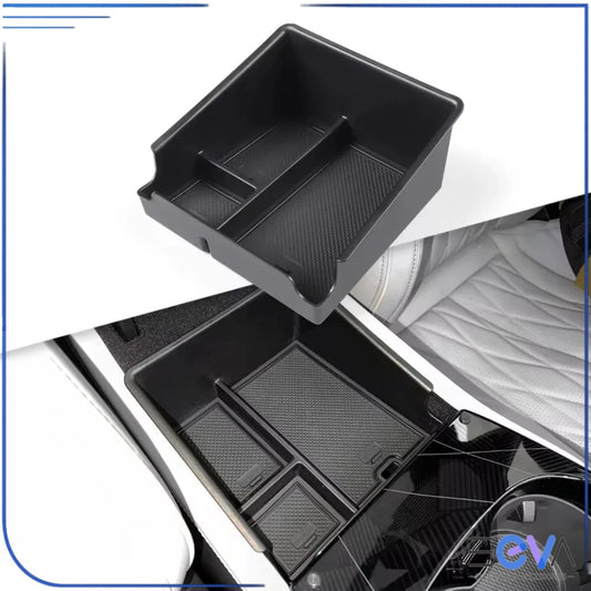 BYD Seal centre console armrest storage tray installed view by EEVA Store Australia