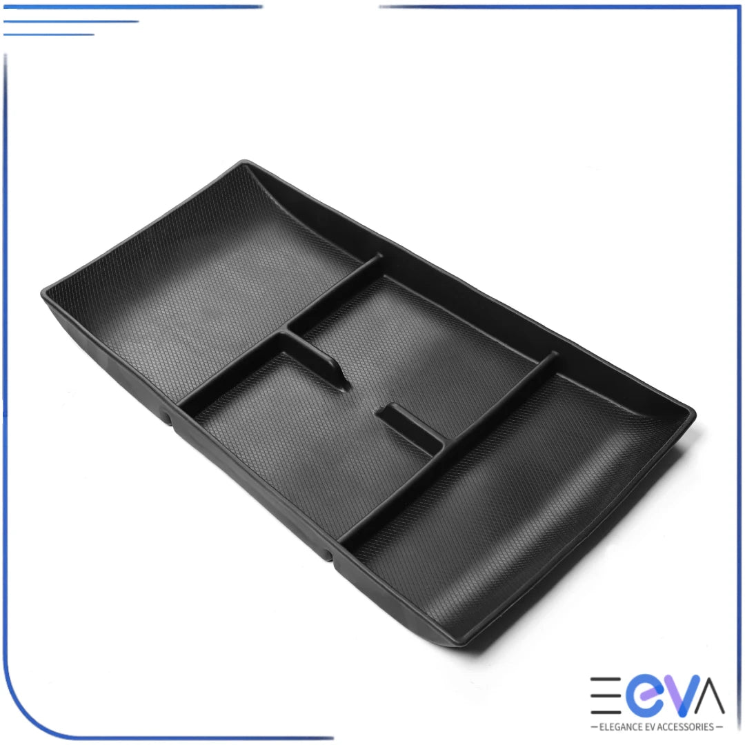 Top view of BYD Seal centre console lower storage organiser by EEVA Store