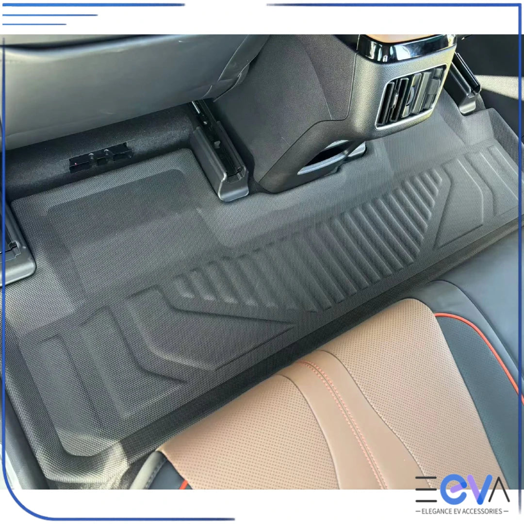 BYD Sealion 6 XPE floor mats installed in the rear cabin from EEVA Store Australia.