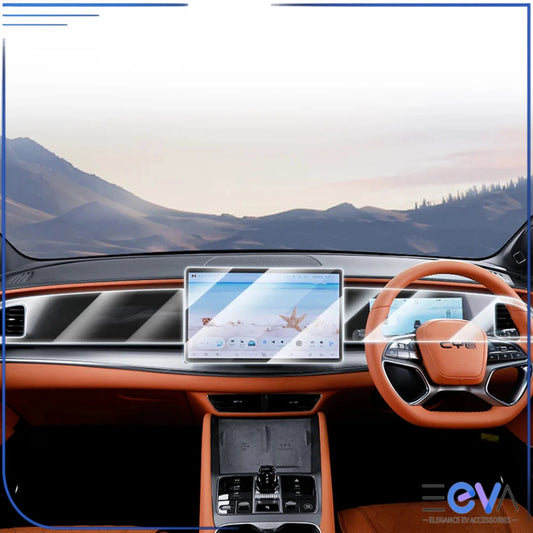 BYD Sealion 7 full 3-piece tempered glass protector set for centre, driver, and co-driver displays from EEVA Store