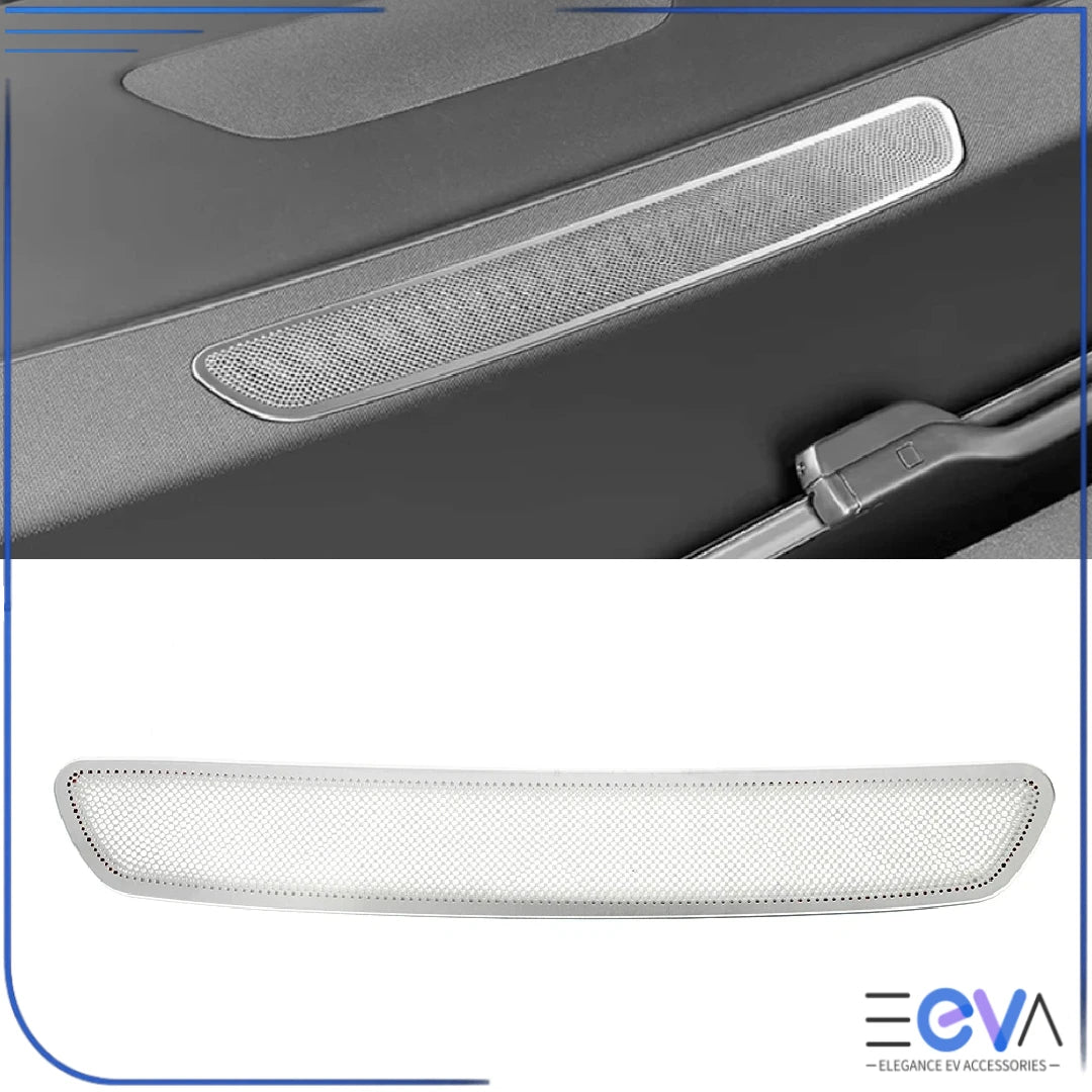 BYD Sealion 7 windscreen vent cover trim in silver finish installed along dash from EEVA Store Australia.