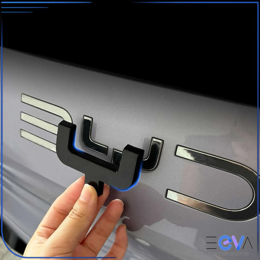 Overview of blackout gloss black badges for BYD Sealion 7 from EEVA Store