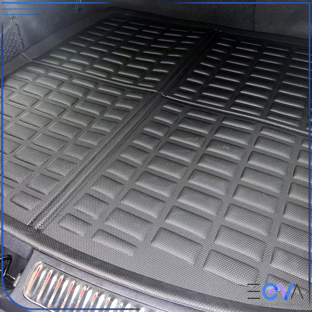 BYD Sealion 7 XPE boot liner showing custom-fit cargo coverage from EEVA Store Australia.