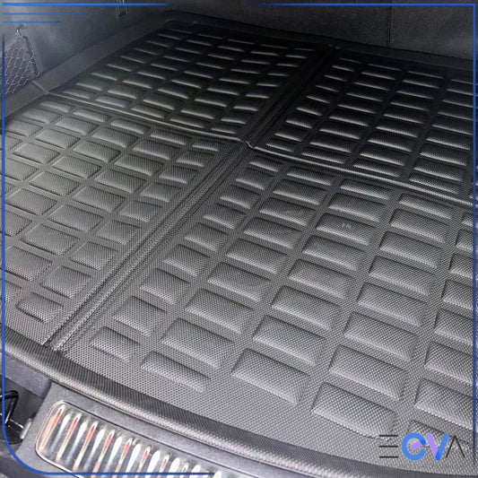 BYD Sealion 7 XPE boot liner showing custom-fit cargo coverage from EEVA Store Australia.