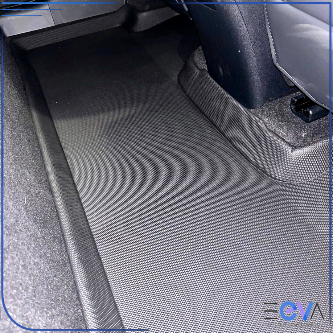 BYD Sealion 7 XPE rear floor mat installed across the rear cabin from EEVA Store Australia.