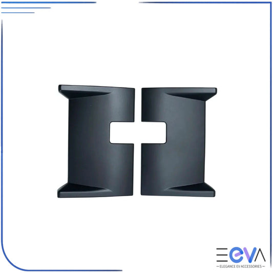 BYD Shark 6 grille side panel cover in matte black finish shown off the vehicle, offering a subtle OEM-style upgrade from EEVA Store Australia.