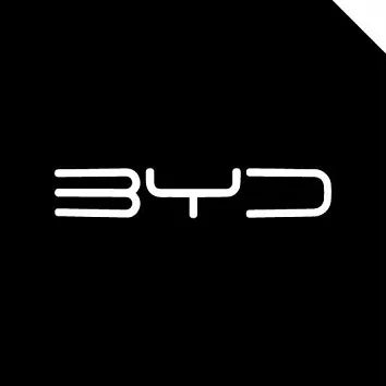 2-Pc HD Laser Door Puddle Lights for BYD – White Projection, No Glare