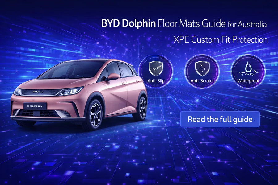 BYD Dolphin XPE floor mats and boot liner fitment guide from EEVA Store Australia