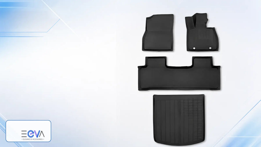 BYD XPE floor mats and boot liner buying guide banner from EEVA Store Australia.