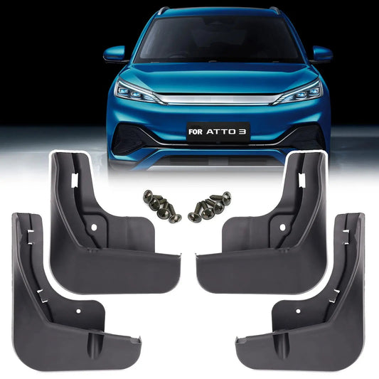 Mudguards for BYD Atto 3 – Custom Fit ABS Fender Flare Mudflaps