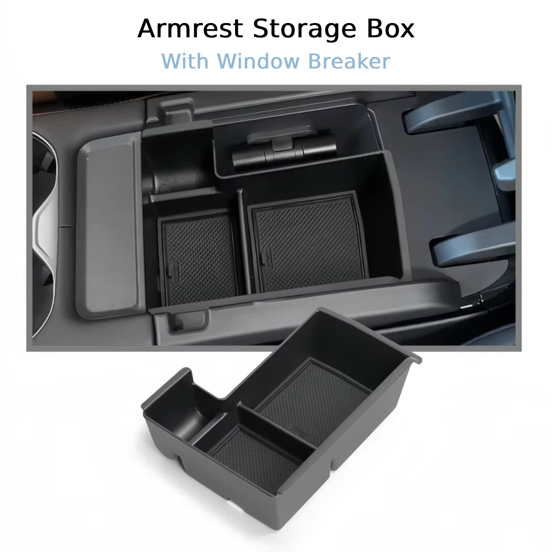 Interior Storage Box & Cup Holder for BYD Sealion 6 - Wireless Pad, Armrest Storage, Dashboard Storage & More