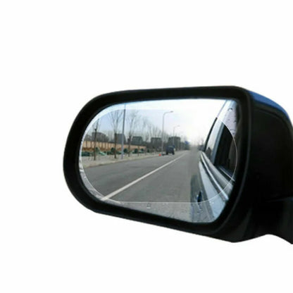 2 Psc Universal Anti-Fog Side Mirror Protective Film - Waterproof and Clear Vision