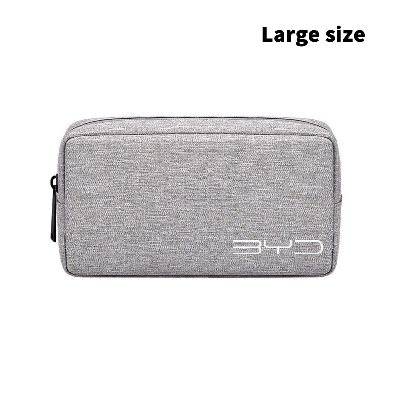 Portable Gadget Organiser for BYD - Car Key, USB Cable, Charger, and License Storage Bag