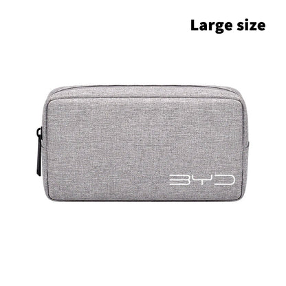 Portable Gadget Organiser for BYD - Car Key, USB Cable, Charger, and License Storage Bag