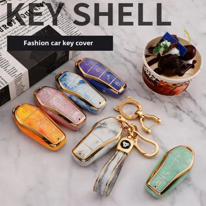 Gemstone-Inspired Car Key Case for BYD