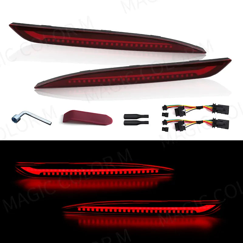 Tesla Model 3 (2018-2023) LED Rear Bumper Reflector - Brake, Light ...