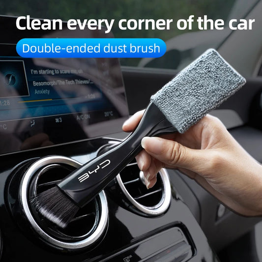 2-In-1 Car Cleaning Brush for BYD - Microfibre Dust Tool for Interior Accessories