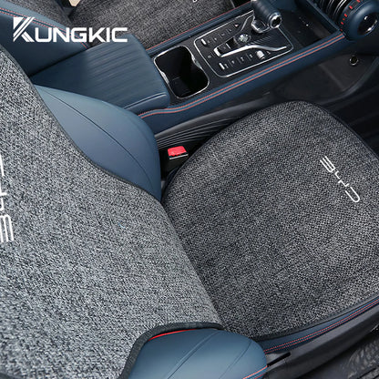 High-Quality Linen Car Seat Cover for BYD Atto 3 - Breathable and Comfortable Protection