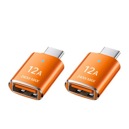 LED USB 3.0 to Type C Adapter for BYD - Fast Charging & 5Gbps Data Transfer