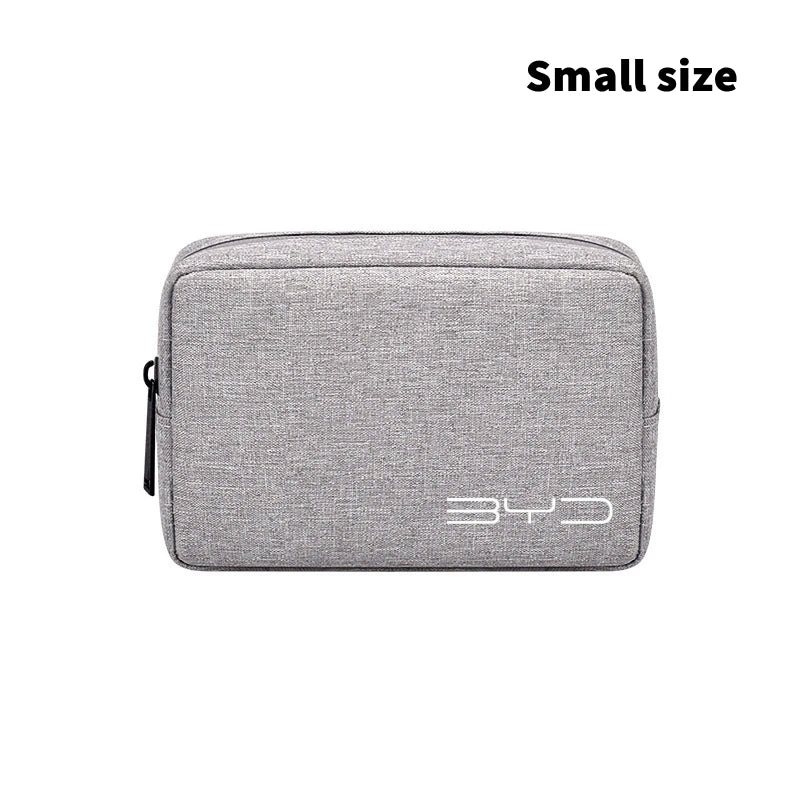 Portable Gadget Organiser for BYD - Car Key, USB Cable, Charger, and License Storage Bag