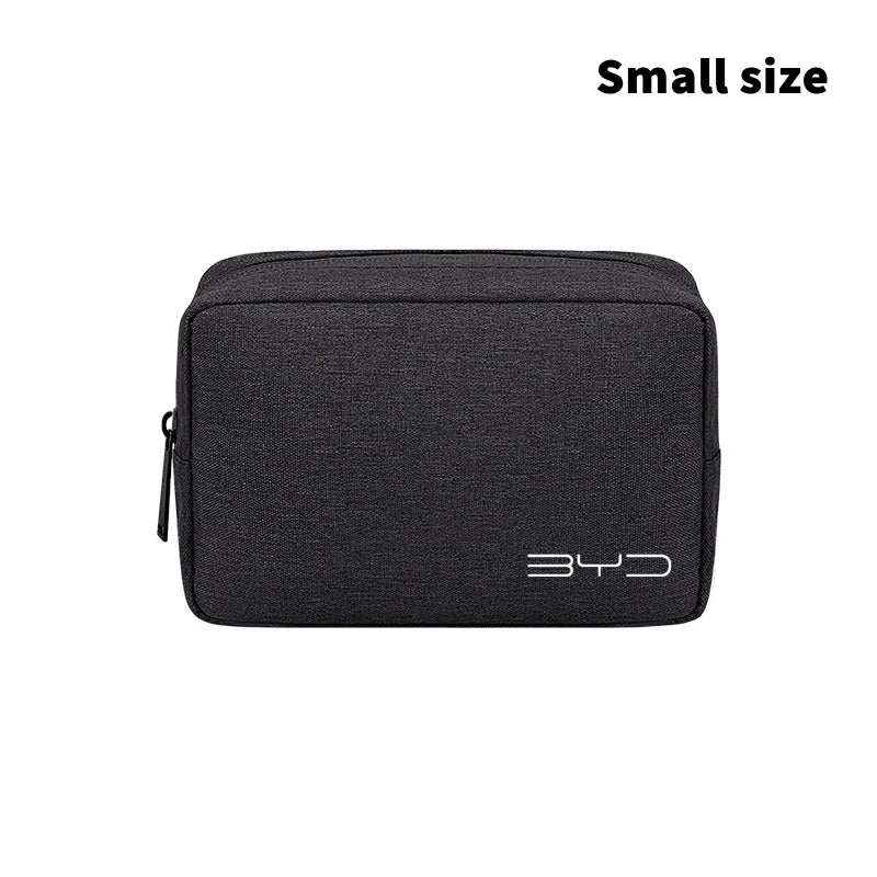 Portable Gadget Organiser for BYD - Car Key, USB Cable, Charger, and License Storage Bag