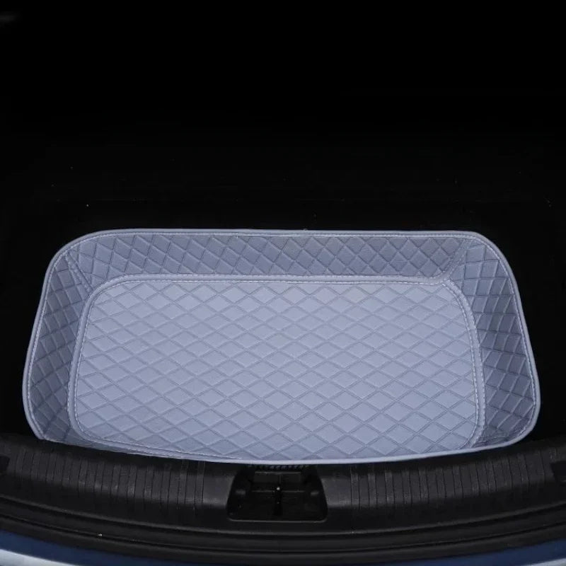 Leather Front Storage Box Pad for BYD Seal - Waterproof Trunk Mat & Interior Decor