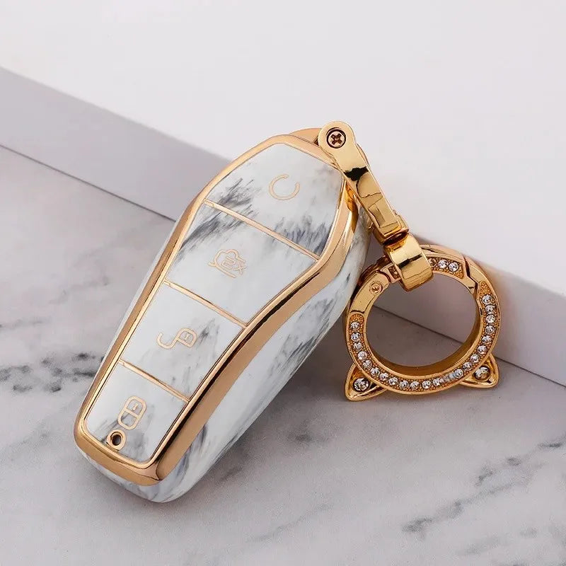 Gemstone-Inspired Car Key Case for BYD