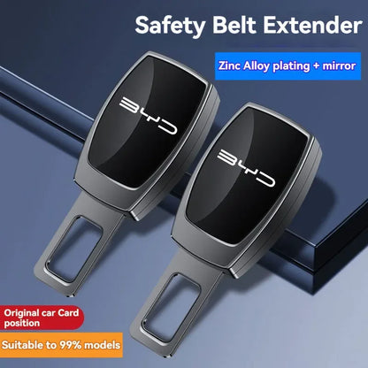 Adjustable Car Seat Belt Extender for BYD - Metal Safety Belt Extension Clip