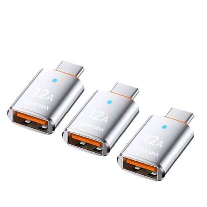 LED USB 3.0 to Type C Adapter for BYD - Fast Charging & 5Gbps Data Transfer