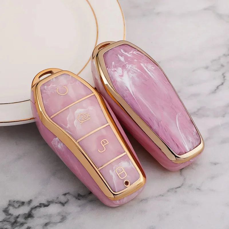 Gemstone-Inspired Car Key Case for BYD