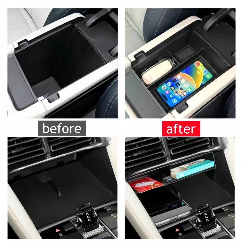 Interior Storage Box & Cup Holder for BYD Sealion 6 - Wireless Pad, Armrest Storage, Dashboard Storage & More