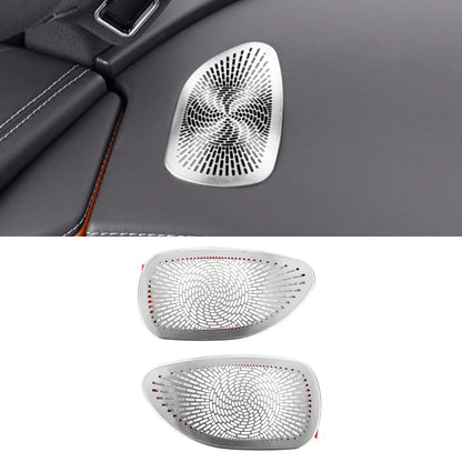 Speaker Cover Trim for BYD Sealion 7 - Stainless Steel Audio Frame