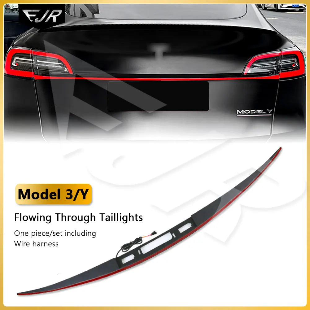 Tesla Model Y Dynamic LED Tail Light Strip - Seamless Upgrade & Decoration